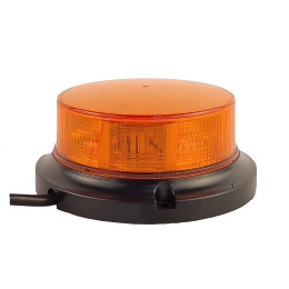 Светодиодный маяк 16 Вт оранжевый трех режимный универсальный без магнита
