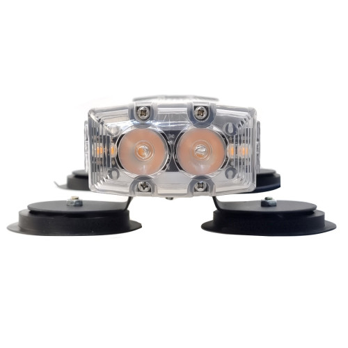 Балка проблесковая светодиодная оранжевая четырёхсторонняя P13-40 с ПДУ