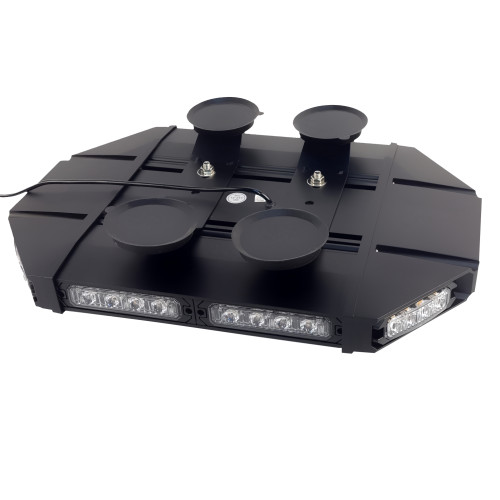 Балка проблесковая светодиодная оранжевая четырёхсторонняя PB14-40 с ПДУ