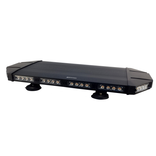 Балка проблесковая светодиодная оранжевая четырёхсторонняя PB14-56 с ПДУ