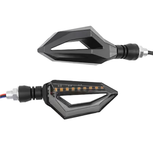 Светодиодные поворотники для мото-техники TM05 с ДХО (комплект 2шт)