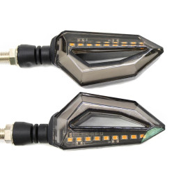 Светодиодные поворотники для мото-техники TM05 с ДХО (комплект 2шт)