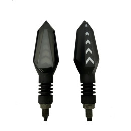 Светодиодные поворотники для мото-техники TM117 с ДХО (комплект 2шт)