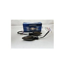 Светодиодные поворотники для мото-техники TM22 со встроенным реле и ДХО (комплект 2шт)