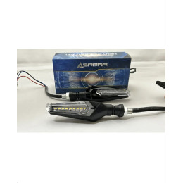 Светодиодные поворотники для мото-техники TM73 с ДХО (комплект 2шт)