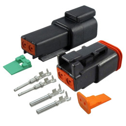  Разъем DT-Connector двух контактный папа/мама