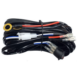 Комплект проводов для одного подключения LED фар и балок с врезной кнопкой