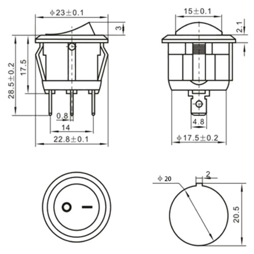 Комплект проводов для двух подключений LED фар и балок с врезной кнопкой