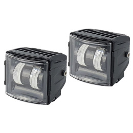 Светодиодные фары дополнительного света квадратные комплект 40 Вт