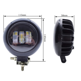 Светодиодные фары дополнительного света комплект 60 Вт 