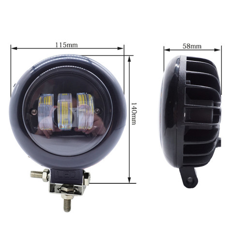 Светодиодные фары дополнительного света комплект 60 Вт 