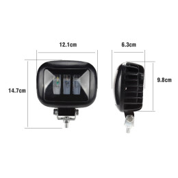 Светодиодные фары дополнительного света комплект 60 Вт 