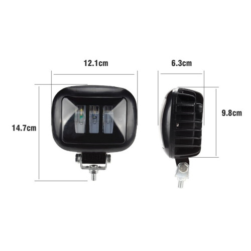 Светодиодные фары дополнительного света комплект 60 Вт 