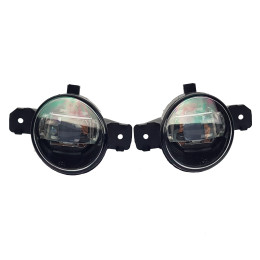 Светодиодные LED туманные фары с косым стеклом 15 ватт и с DHO