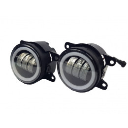 Светодиодные противотуманные фары 3.5" Комплект 60 Вт (Для ВАЗ) с ДХО 