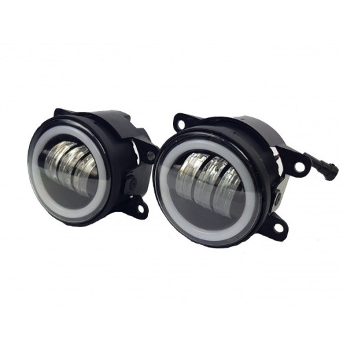 Светодиодные противотуманные фары 3.5" Комплект 60 Вт (Для ВАЗ) с ДХО 