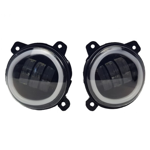 LED противотуманные фары.Комплект птф светодиодные фары 3,5" по 30 Вт с ДХО (Для ВАЗ)
