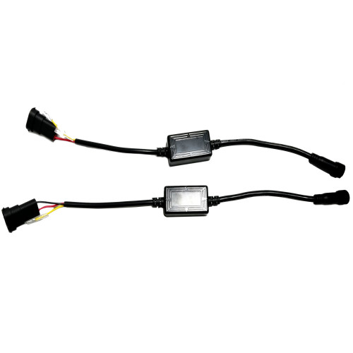 Светодиодные фары противотуманные универсальные бело-желтые 0720WY (к-т 2шт)