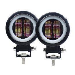 Светодиодные фары дополнительного света комплект с ДХО 40 Вт 