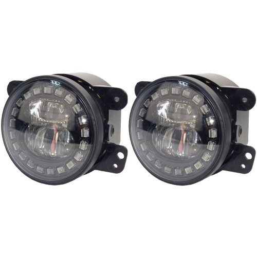 Светодиодные противотуманные фары 15 Вт с ДХО