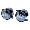 Светодиодные противотуманные фары черные (комплект) 4" по 30 Вт