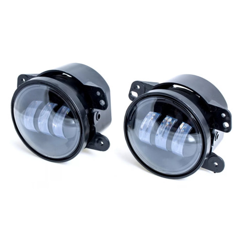 Светодиодные противотуманные фары черные (комплект) 4" по 30 Вт