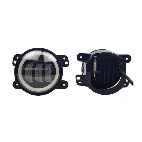LED противотуманные фары.Комплект птф 4" по 30 Вт с Dho и поворотниками