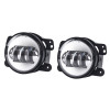 Светодиодные противотуманные фары хромированные (комплект) 4" по 30 Вт 