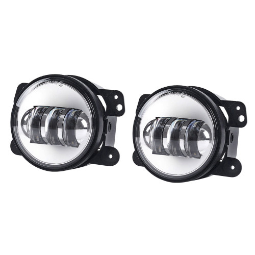Светодиодные противотуманные фары хромированные (комплект) 4" по 30 Вт 