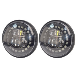 Светодиодные противотуманные фары 4,5 дюйма 15 Вт с ДХО