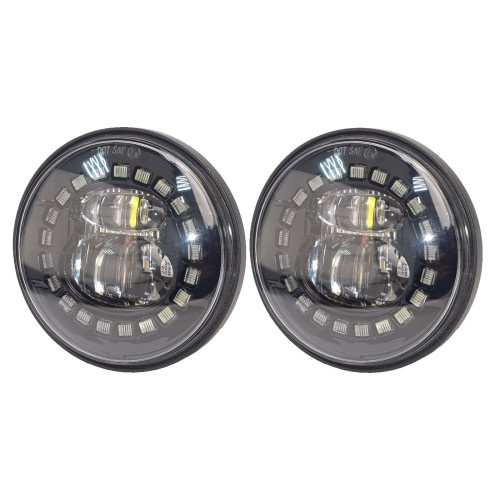 Светодиодные противотуманные фары 4,5 дюйма 15 Вт с ДХО