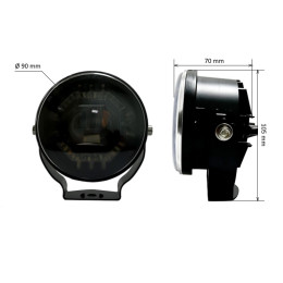 Светодиодная фара дополнительного света с ДХО и поворотниками 4320W DHO