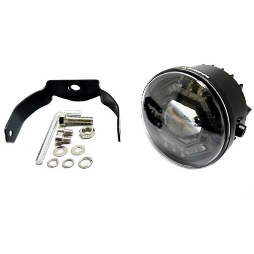 Светодиодная фара дополнительного света с ДХО и поворотниками 4320W DHO