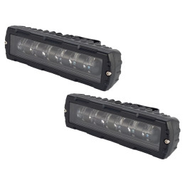 Светодиодные доп.фары ближнего света прямоугольные 72 Вт (комплект)