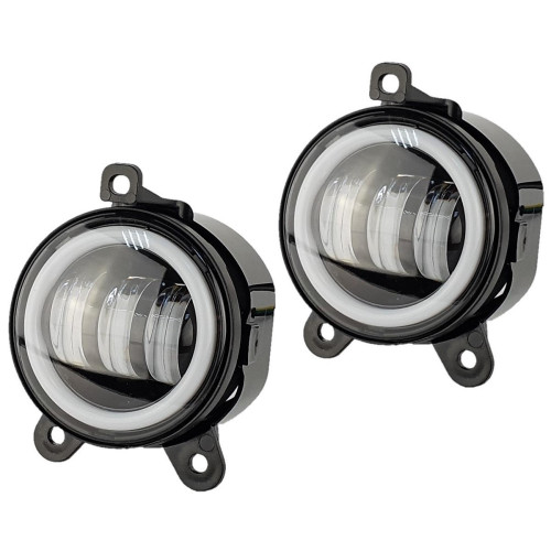 Светодиодные противотуманные фары для LADA, 36 Вт комплект с ДХО и поворотниками