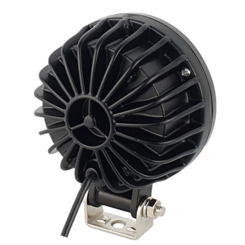 Светодиодные фары дополнительного света комплект с ДХО 60 Вт круглые