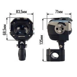 Светодиодные фары дополнительного света 60 Вт белый/желтый свет TM5060W