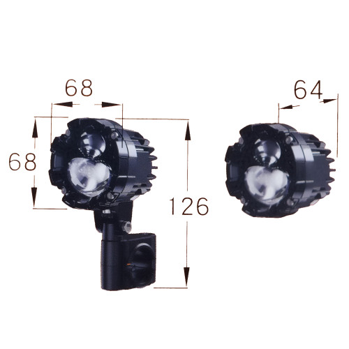 Светодиодные фары дополнительного света 60 Вт ближний/дальний свет TM6060W
