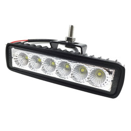 Светодиодная фара рабочего света 18 Вт slim (Flood)