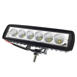 Светодиодная фара рабочего света 18 Вт slim (Flood)