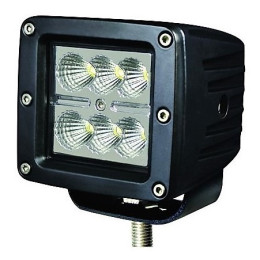 Светодиодная фара рабочего света 18 Вт квадратная (Flood)