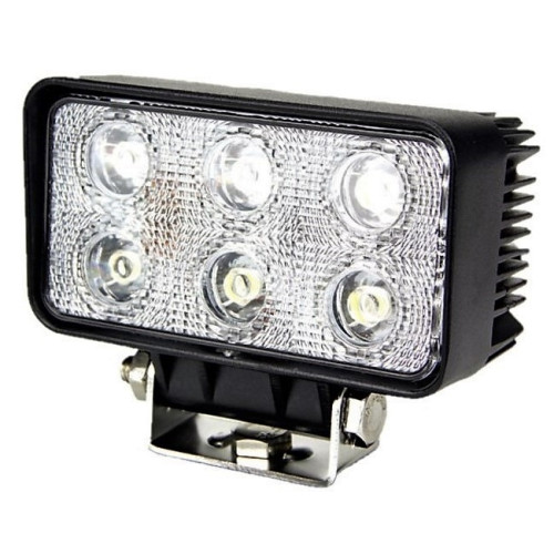 Светодиодная фара рабочего света 18 Вт прямоугольная (Flood)