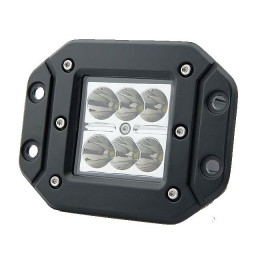 Светодиодная фара рабочего света 18 Вт врезная (Spot) 