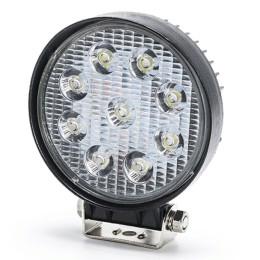 Светодиодная фара рабочего света 27 Вт круглая (Flood)