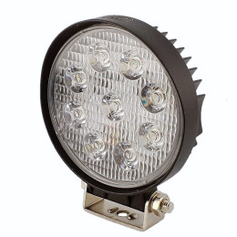 Светодиодная фара рабочего света круглая двухцветная 27 Вт широкое пятно