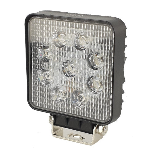 Светодиодная фара рабочего света квадратная двухцветная 27 Вт широкое пятно