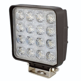 Светодиодная фара рабочего света круглая двухцветная 48 Вт широкое пятно