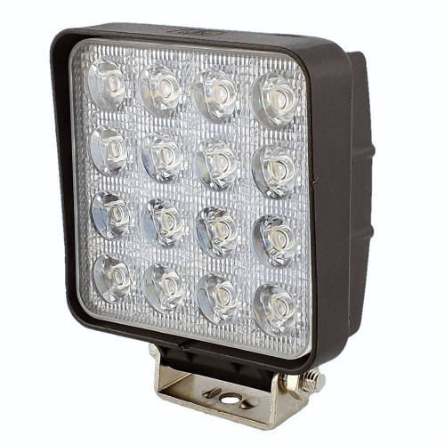 Светодиодная фара рабочего света круглая двухцветная 48 Вт широкое пятно