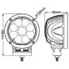 Светодиодная фара рабочего света 45 Вт (Spot)