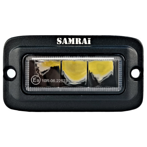 Светодиодная фара рабочего света 15 Вт Osram врезная узкий луч с СТГ SR-1515VS (EMC)